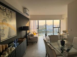 Posezení v ubytování Luxury Penthouse in Cabo Norte