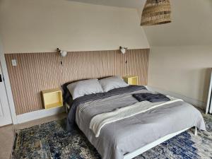 a bedroom with a large bed in a room at Ottawa Downtown Cozy Guesthouse in Ottawa