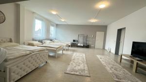 Postel nebo postele na pokoji v ubytování Moderne Appartement