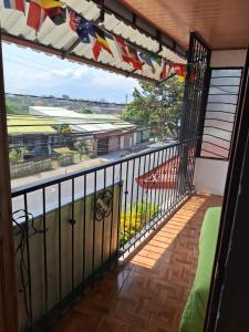 Balkón nebo terasa v ubytování Anchia - Hostel