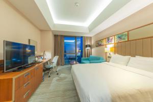 TV a/nebo společenská místnost v ubytování Hilton Garden Inn Istanbul Atatürk Airport