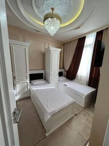 Ένα ή περισσότερα κρεβάτια σε δωμάτιο στο Lux Comfort