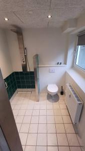 Ένα μπάνιο στο Luxurious Apartment In Aalborg City, Free Parking +15 φωτογραφίες