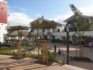 Bygningen som feriehuset ligger i