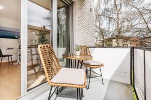 Balkón nebo terasa v ubytování SOHO 1B !Gratis Parken, Free Parking!