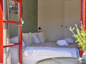 Postel nebo postele na pokoji v ubytování Hotel Klippen