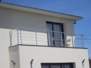 Balkón nebo terasa v ubytování Chambre d'hôtes Les Bruyères
