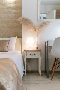 Ένα ή περισσότερα κρεβάτια σε δωμάτιο στο Central Split rooms and apartments Paese