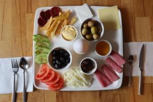 Možnosti snídaně pro hosty v ubytování Galata istanbul Hotel