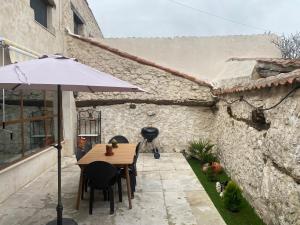 A patio or other outdoor area at Adrados Mar de Pinos en las Hoces del Río Duraton