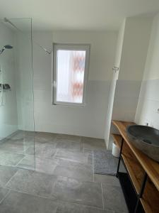 Koupelna v ubytování Alte Apotheke-Apartment Brennnessel