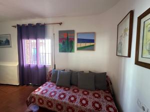 Posteľ alebo postele v izbe v ubytovaní Apartamento con jardín a 11 metros de la playa. B3.