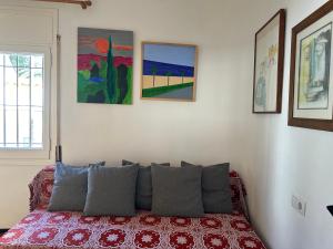 Posteľ alebo postele v izbe v ubytovaní Apartamento con jardín a 11 metros de la playa. B3.