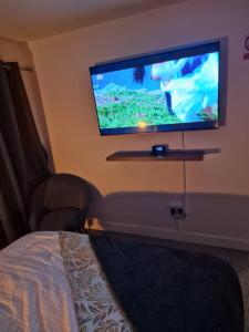 TV a/nebo společenská místnost v ubytování Steyn Guest Lodge