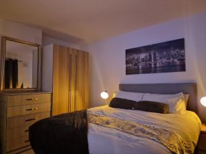 Postel nebo postele na pokoji v ubytování Steyn Guest Lodge