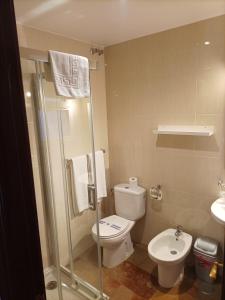 Koupelna v ubytování Hostal San Cayetano