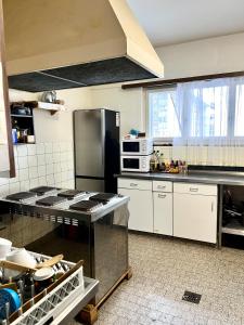 Köök või kööginurk majutusasutuses Holiday House Lärchenheim