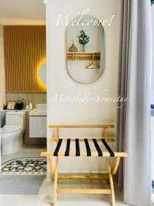 Cozy Ocean View APT in KK City Center的一间浴室