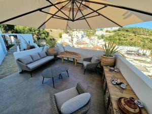 Balkón nebo terasa v ubytování Villa Lomy Casares