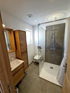 Koupelna v ubytování Villa Lomy Casares