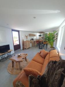 Posezení v ubytování Villa Lomy Casares