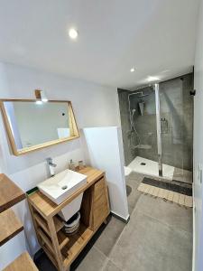 Koupelna v ubytování Villa Lomy Casares