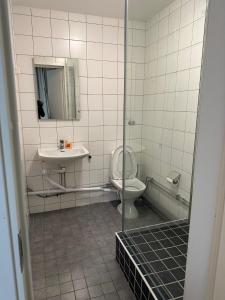Koupelna v ubytování Hotel City Living
