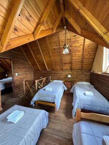 Ein Bett oder Betten in einem Zimmer der Unterkunft La Maiella