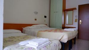 Postel nebo postele na pokoji v ubytování Albergo ristorante Elena