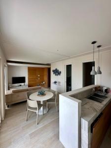 Kuchyň nebo kuchyňský kout v ubytování Sandy - Scala dei Turchi apartment