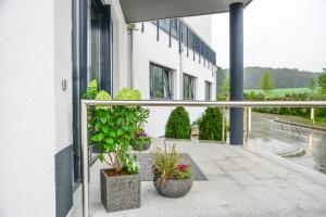 Balkón nebo terasa v ubytování Ammi Hotel Garni