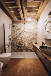 Koupelna v ubytování B&B Agriturismo Casa Vallona