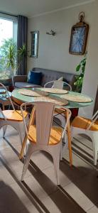 Posezení v ubytování Excelente Habitación en Centro de Santiago