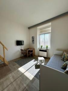 TV a/nebo společenská místnost v ubytování Apartmán Zlatá Hvězda + 5 fotografií