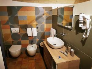 Koupelna v ubytování Albachiara Room