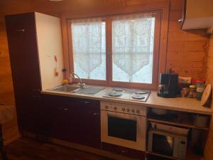 Kuchyňa alebo kuchynka v ubytovaní Faaakersee Familyhouse - mit PrivatStrand- Seeblick