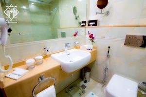 Koupelna v ubytování Manarat Gaza Hotel - Al Haram Tower