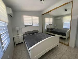 Un pat sau paturi într-o cameră la Casita Colinas Del Yunque