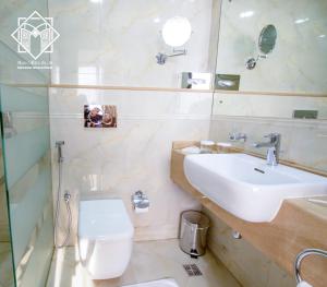 Koupelna v ubytování Manarat Gaza Hotel - Al Haram Tower