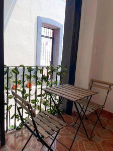 Un balcon sau o terasă la CASONA ALBARELO
