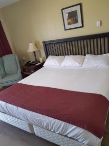 Postel nebo postele na pokoji v ubytování Travellers Motel