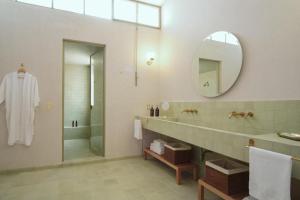 Koupelna v ubytování Hotel Hércules
