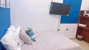 Postel nebo postele na pokoji v ubytování Aloja-T en Apartamento Amoblado en Riohacha, Guajira