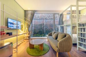 Posezení v ubytování Adela Hotel Dalat