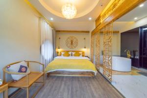 GeGeHouse - Lijiang Old Town客房内的一张或多张床位