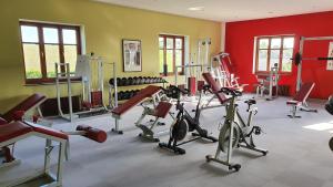 Fitness centrum a/nebo fitness zařízení v ubytování Hotel & Fitness Castello