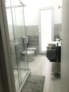 Koupelna v ubytování Charming apartment in Ribera with mountain view – 40.2 m²