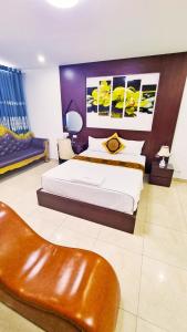 Posezení v ubytování Binh Nguyen Hotel 2