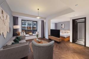 Posezení v ubytování Yiwu Holly Hotel