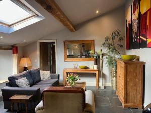 Χώρος καθιστικού στο Homefield Barn Annexe - 2 miles from the sea
